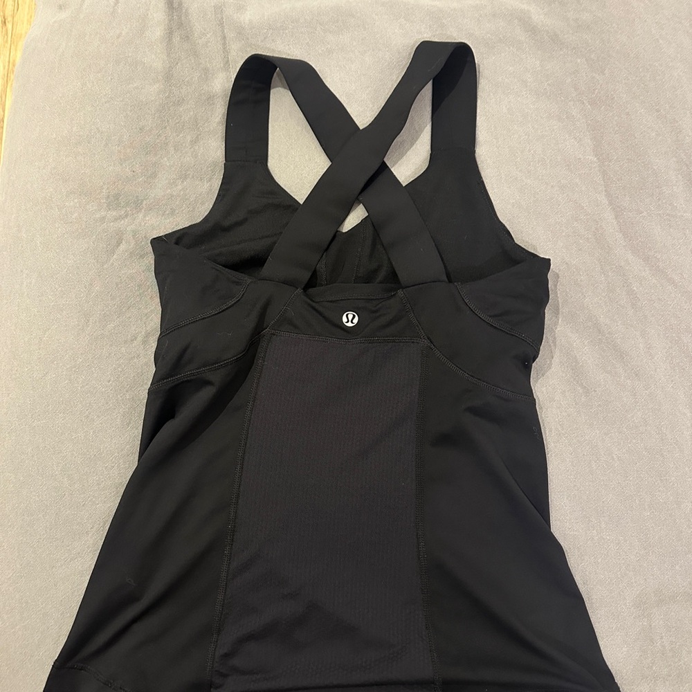 lululemon athletica Black Tank Top
